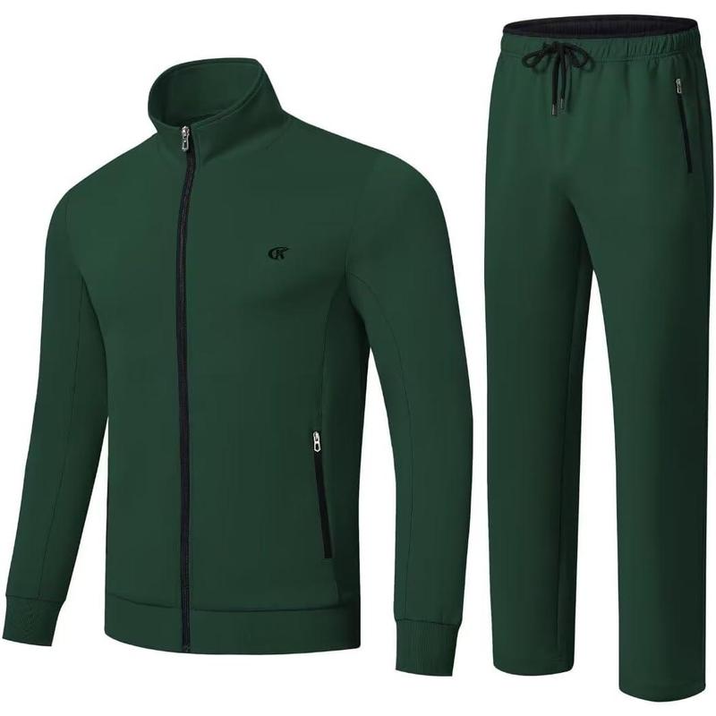 Men's Tracksuits 2 Piece Outfits Full Zip Sports Sweatsuit Jogging Suits