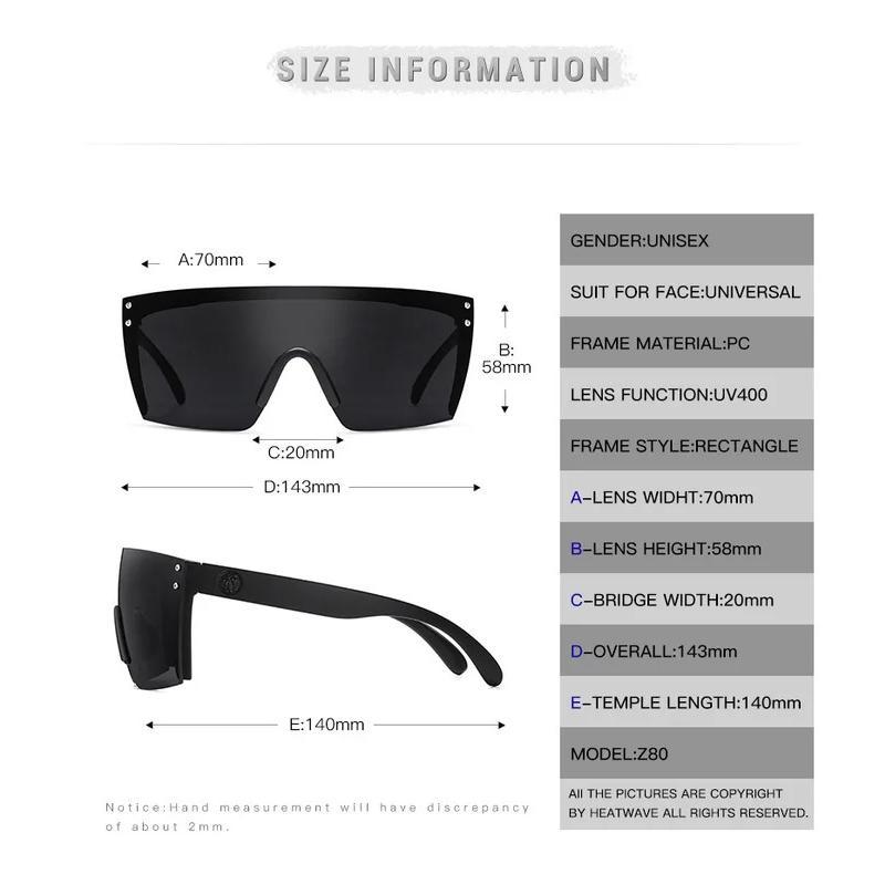 Classic fashion hot sale cycling goggles high quality real film outdoor sports heat wave sunglasses UV400 glasses