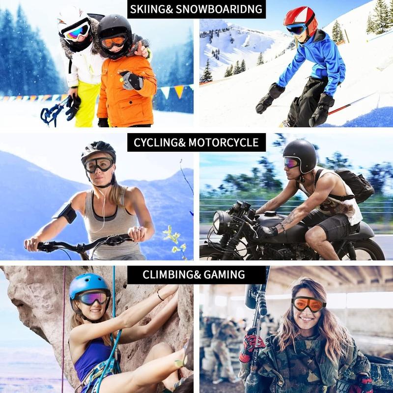 Goggles Snowboard Goggles Sports Anti-Glare HD Lens UV 400 Skiing Sunglasses