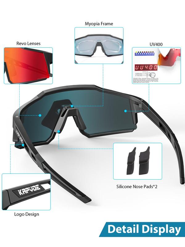 Polarized Cycling Glasses, Outdoor Sports Sunglasses, MTB Cycling Sunglasses, Road Bike Glasses, Fashion Accessories for Men & Women