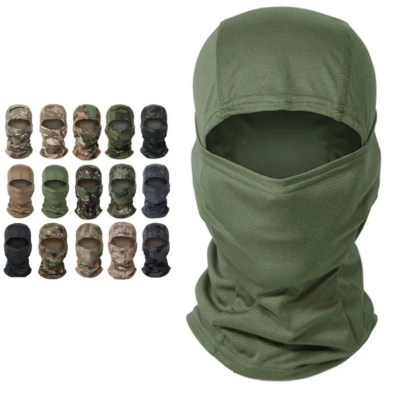 Multicam Tactical Balaclava Full Face Mask Shield Cover Cycling Hunting Hat Camouflage Balaclava Scarf