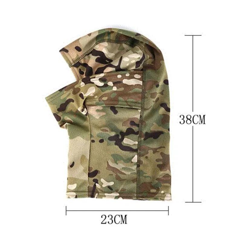 Multicam Tactical Balaclava Full Face Mask Shield Cover Cycling Hunting Hat Camouflage Balaclava Scarf