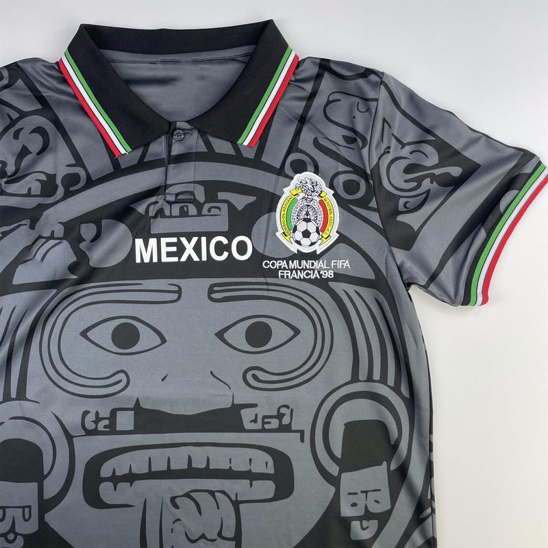 1998 Mexico Home Fan Edition Soccer Jersey BORGETTI HERNANDEZ CAMPOS BLANCO H.SANCHEZ R.Marquez Soccer Jersey