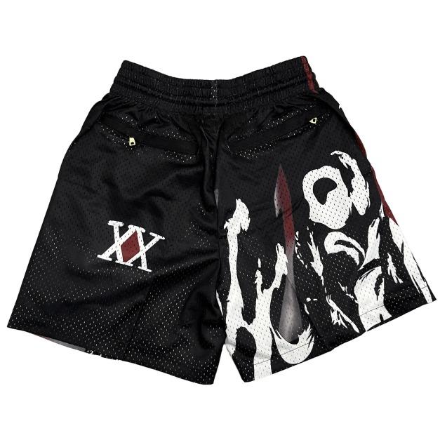 Gon Rage Hunter X Hunter Gym Shorts Men's Shorts Workout Sport Knee Pants with Pockets Athletic Summer Shorts