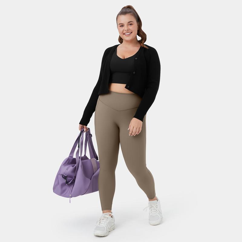 Halara SoCinched High Waisted Tummy Control Side Pocket Plus Size Shaping Training Leggings