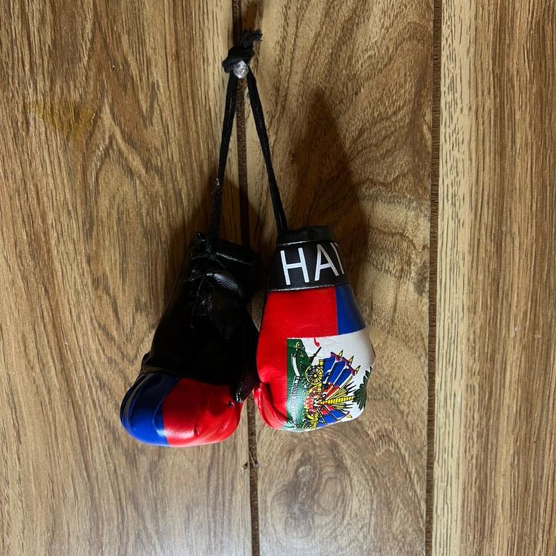 Haitian flag  Boxing Gloves