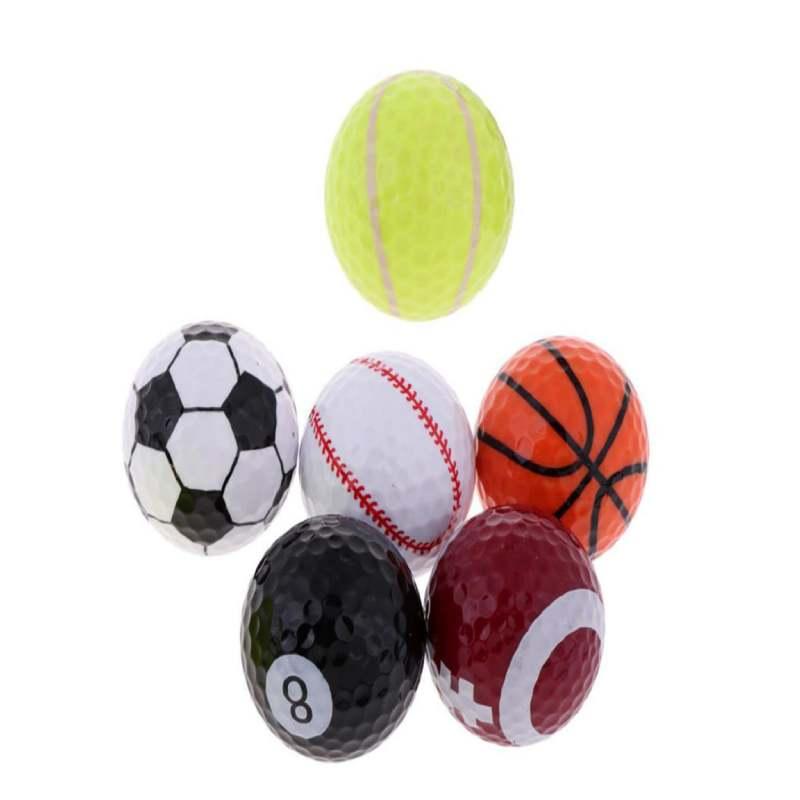 Golf Ball Gift Set, 6 Counts set Ball Sports Equipment for Outdoor Golf, Gift for Golf Lovers