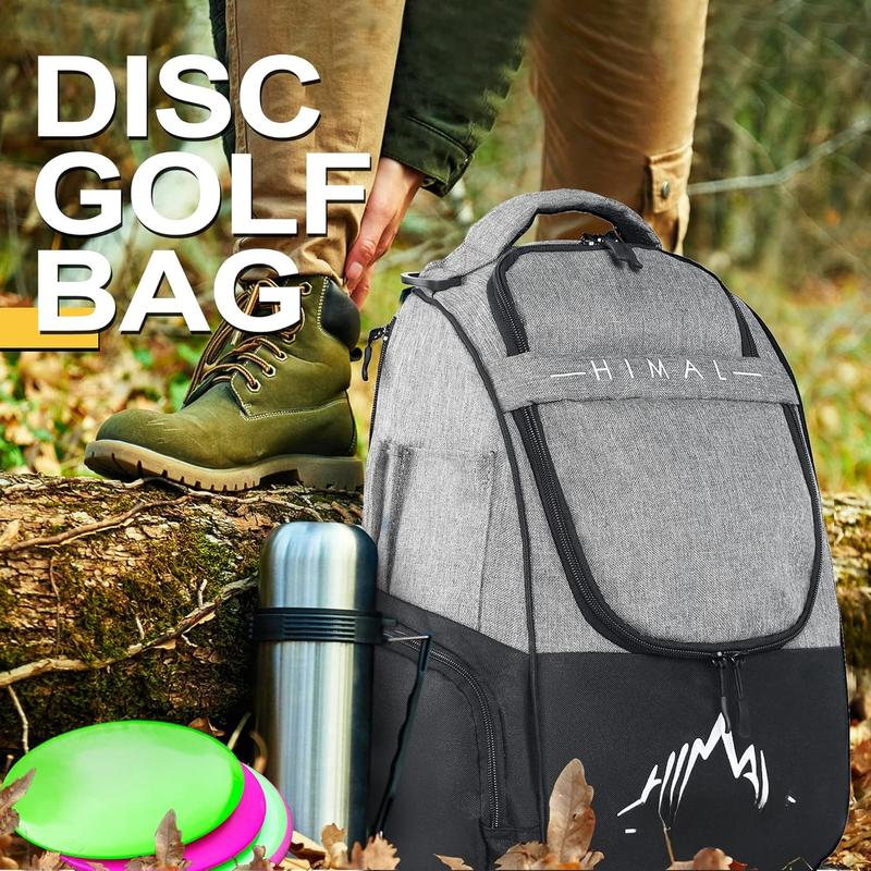 Disc Golf Bag Holds 22+ Discs, Durable Disc Golf Backpack with Large Capacity, and Multiple Storage Pockets