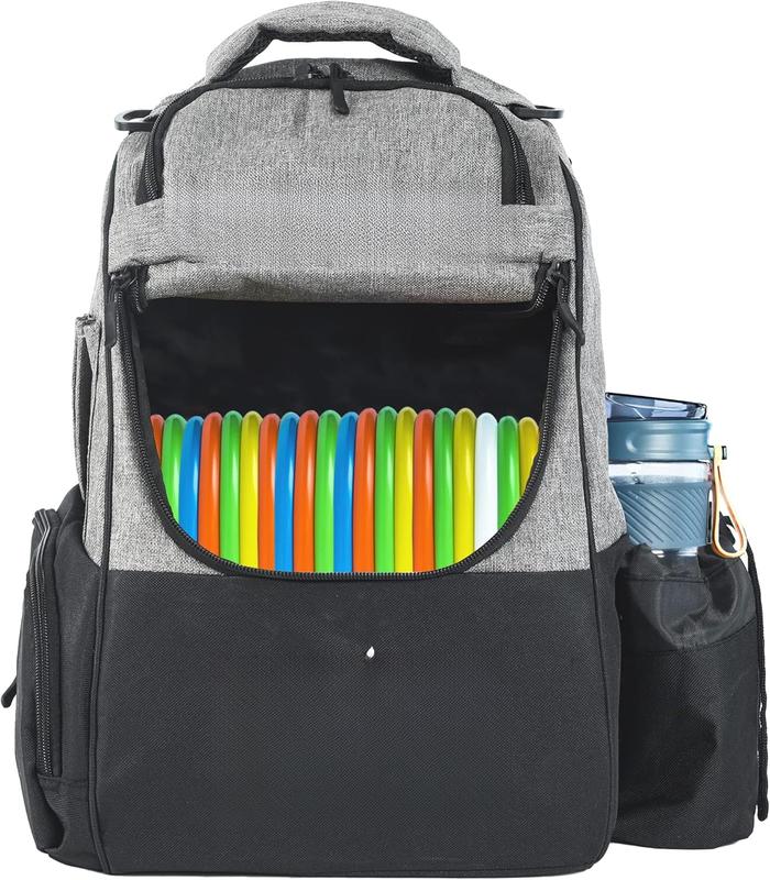 Disc Golf Bag Holds 22+ Discs, Durable Disc Golf Backpack with Large Capacity, and Multiple Storage Pockets