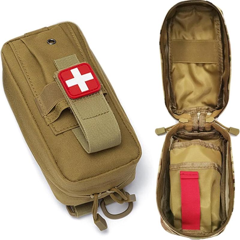 Outdoor Medical Pouch, Outdoor Survival First Aid Pouch, Hunting Camping Utility Emergency Pouch Pack, for Women and Men