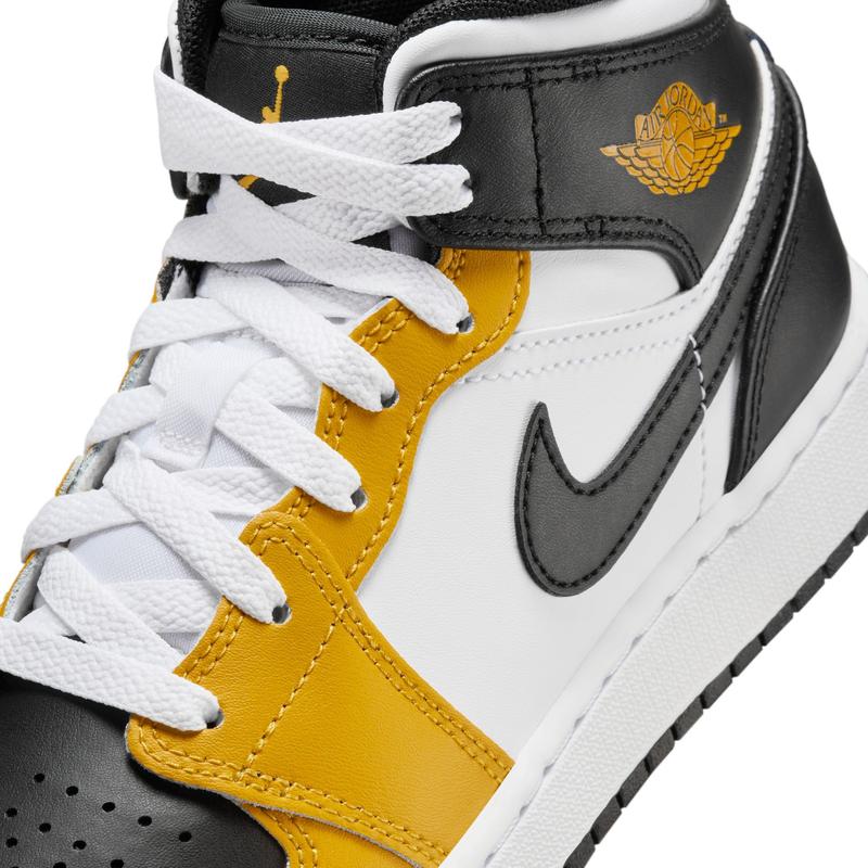 Jordan 1 Mid Yellow Ochre Black-White (DQ8423 701)