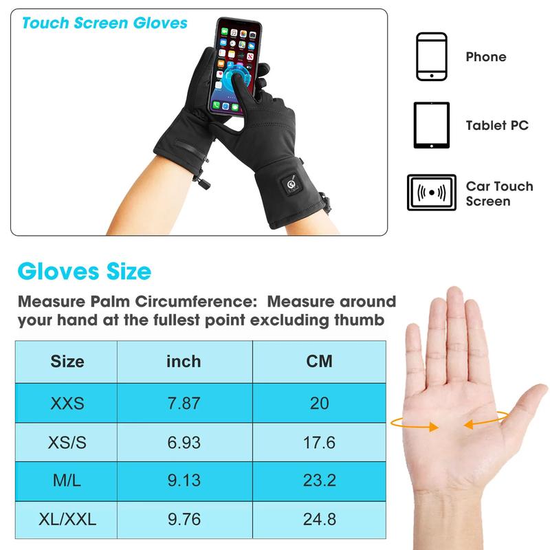 Wholesale Winter Motorcycle Fashionable USB Heating Snowboarding Gloves Waterproof Windproof Touch-Screen Features Skiing smart  gloves