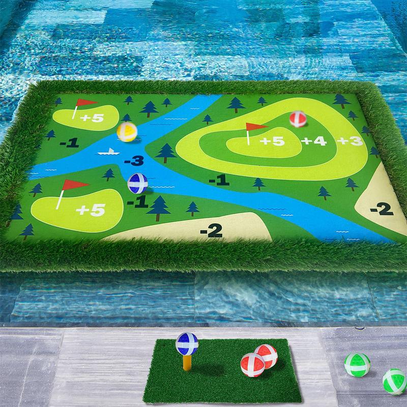 AYJKSEVEN Floating Golf Green for Pool, 2024 Upgraded 35