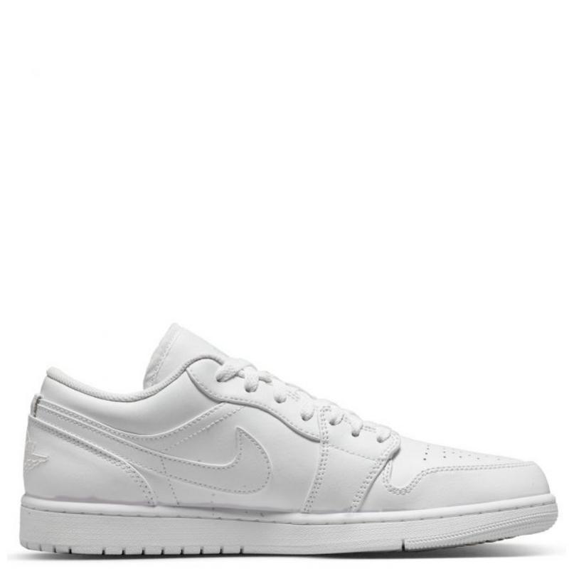 Nike Air Jordan 1 Low Triple White 553558-136 Mens Fashion Sneakers New