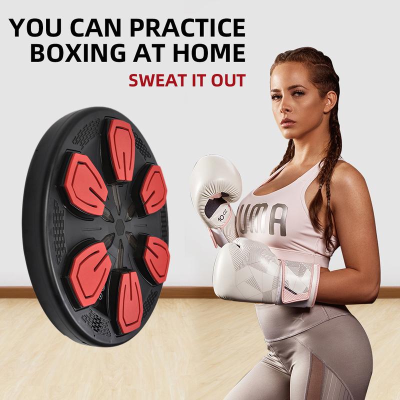 Music Boxing Machine with Boxing Gloves, Wall Mounted Smart Bluetooth Music Boxing Trainer, Electronic Boxing Target Workout Punching Equipment for Home, Boxing Equipment,Gym Equipment,Music Boxing Machine for Adults,Music Boxing,Music Punching Machine