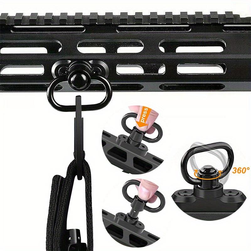 2 pcs 2-Point Sling Quick Adjust with Swivels, 2 PCS Sling Mount Straps with Fast Adjust Thumb Loop