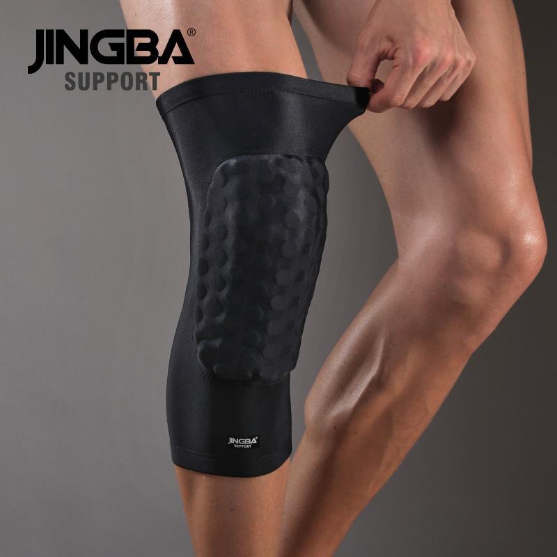 Honeycomb Design Sports Knee Pad, Breathable Knee Brace, Moisture-absorbing Knee Support for Men & Women, Protective Gear for Sports