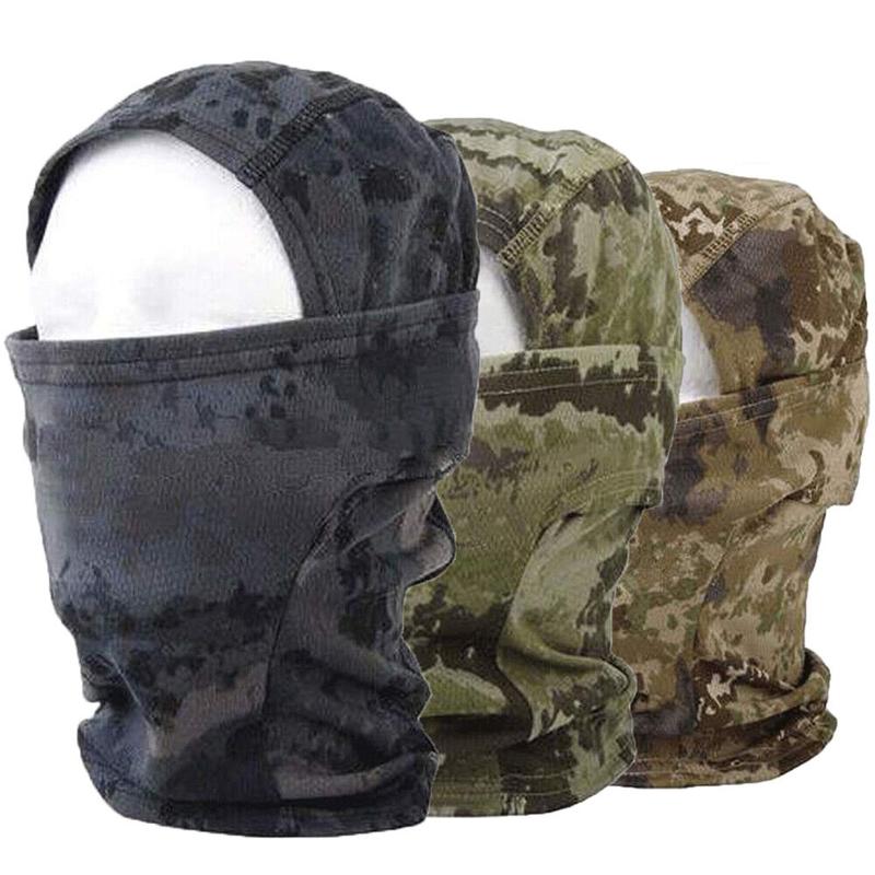 Camo Balaclavas Full Face Mask for Windproof Helmet Liner Military Tactical Mask