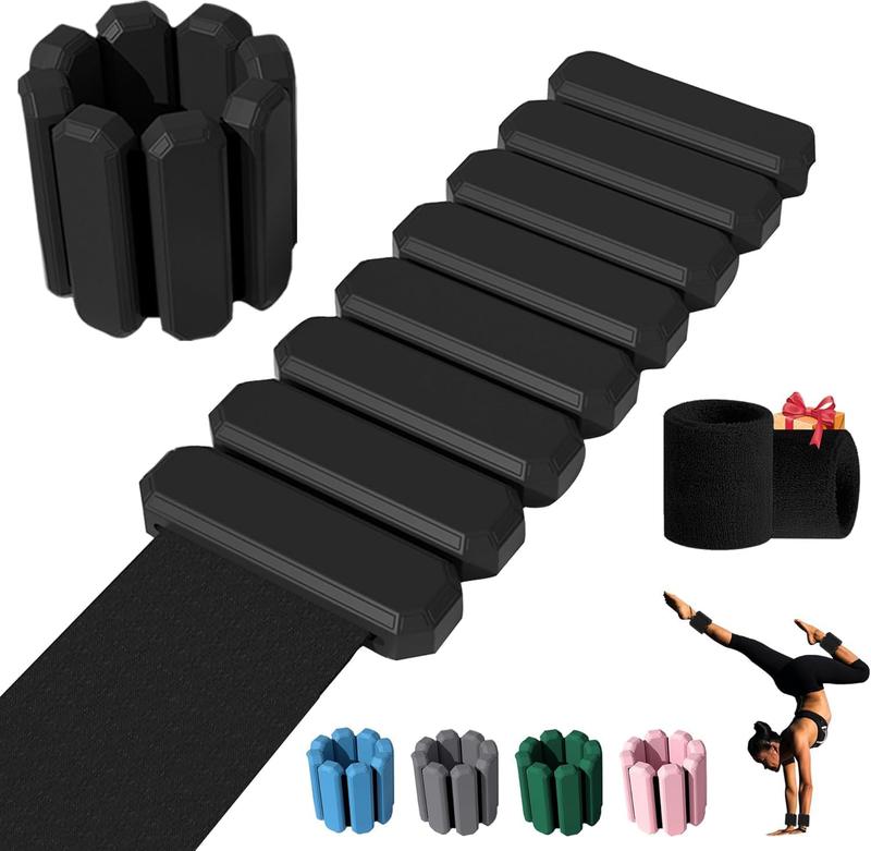 Pilates Wrist And Ankle Weights For Women At Home, Adjustable Arm & Leg Ankle Weights For Men, 1 lb Weights Set Of 2 For Walking Workout Dance Yoga Running