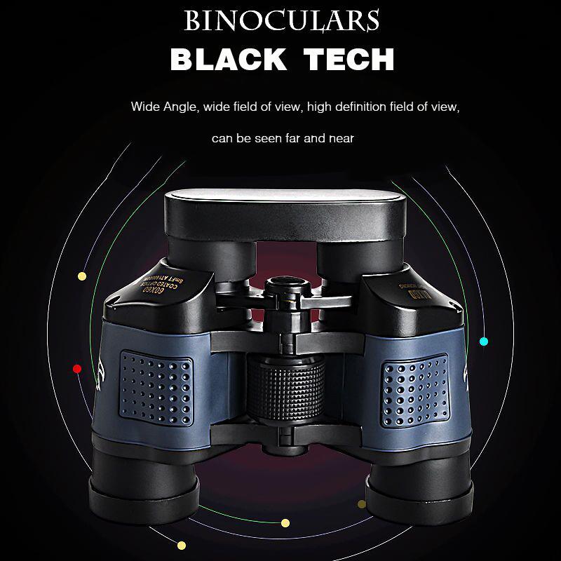 60x60 Binoculars, High Definition Binoculars, Outdoor Binoculars for Camping, Hiking, Tourism, Concert, Travel, Outdoor Camping Hiking Equipment