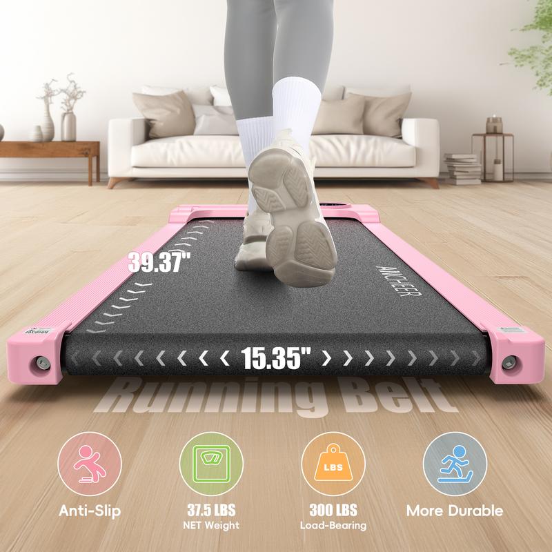 2024 five-color young fashion under the table walking mat treadmill, tablet portable LED display remote control