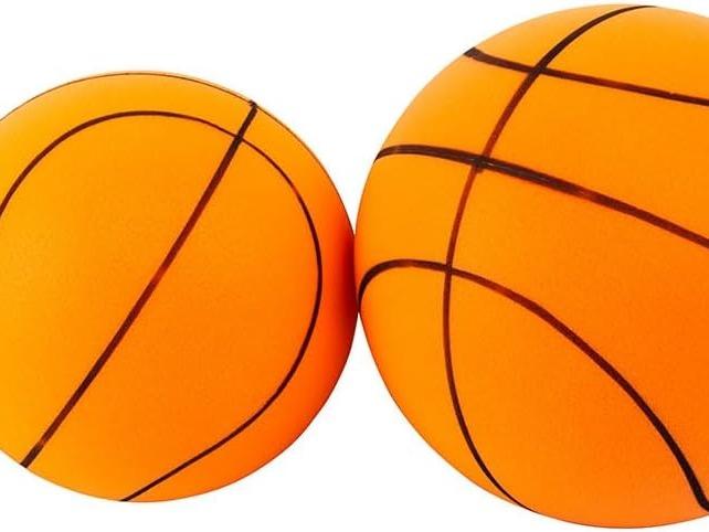 [Limited Time-Deal] Silent Ball Basketball Indoor Training Quiet Ball Soft Foam Ball Highly Elastic in The Lab Silent Basketball