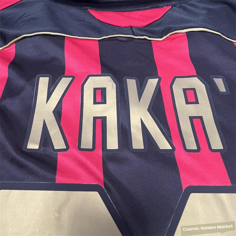 Vintage Jersey 06-07  Home Long Short Sleeve Soccer Jersey Kaka Inzaghi Maldini Soccer Jersey