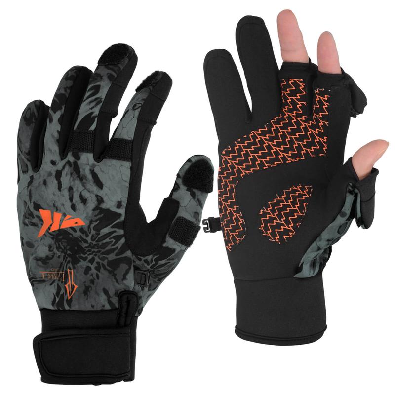 KastKing Mountain Mist Fishing Gloves for Men and Women - Ideal for Ice Fishing, Photography, or Hunting in Cold Winter Weather