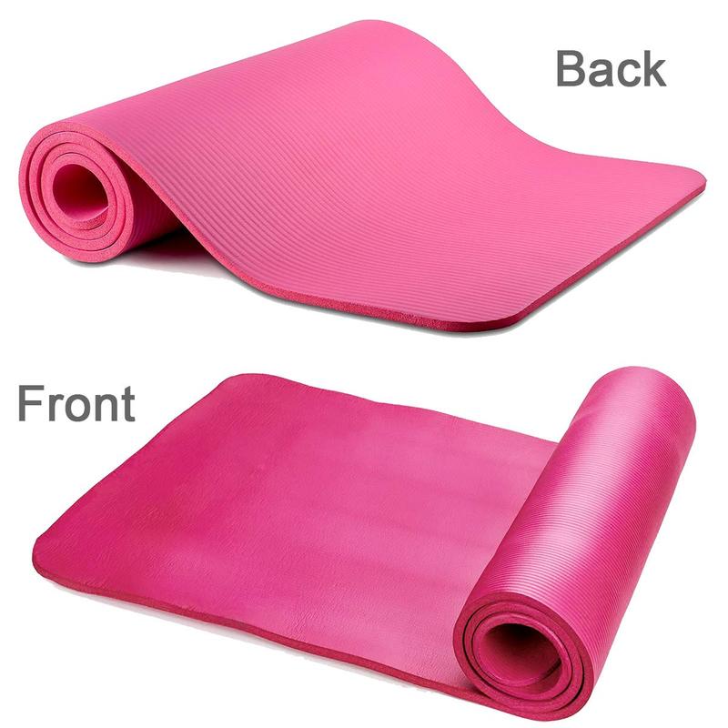 Patio Festival Thick Yoga Mat Non-Slip Large Fitness Foam Pilates with Carrying Strap (72