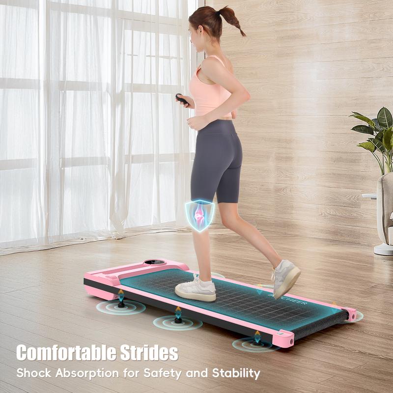 2024 five-color young fashion under the table walking mat treadmill, tablet portable LED display remote control