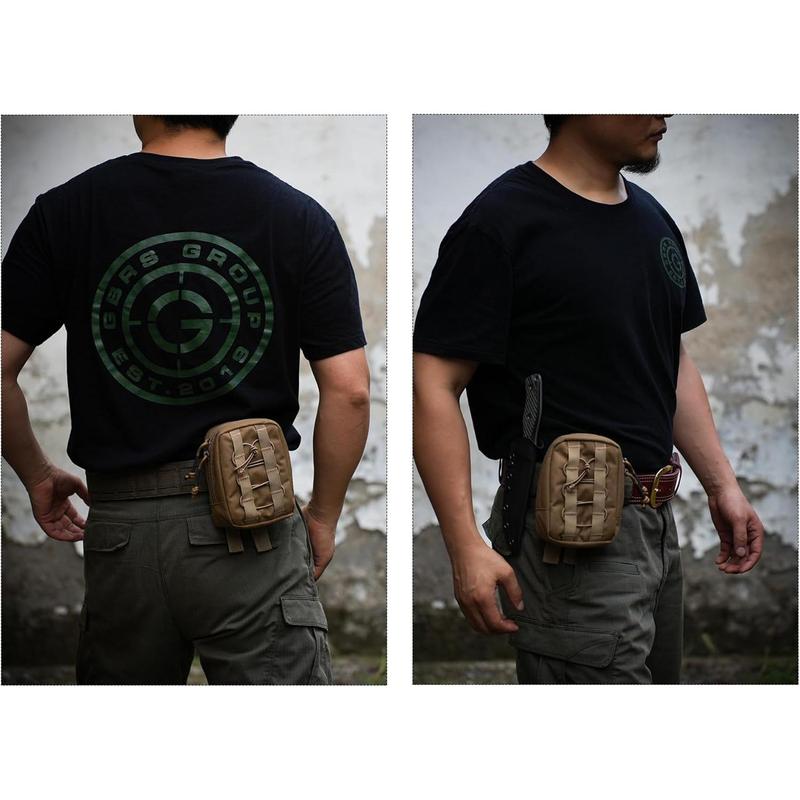 Tactical Pouch Utility MOLLE Admin Pack Military Medical EMT IFAK Organizer EDC Tool Pocket