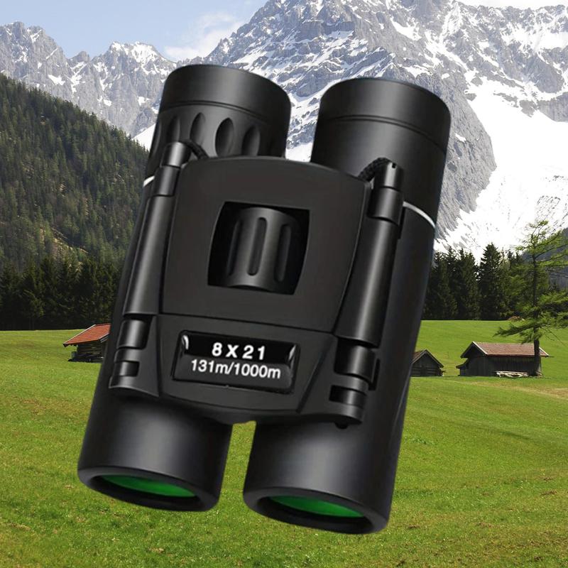 8x21 Binoculars, Portable High Precision Binoculars, Outdoor Sports Binoculars, Suitable for Travel Camping, Music Festival, Bird Watching, Hunting Tracking