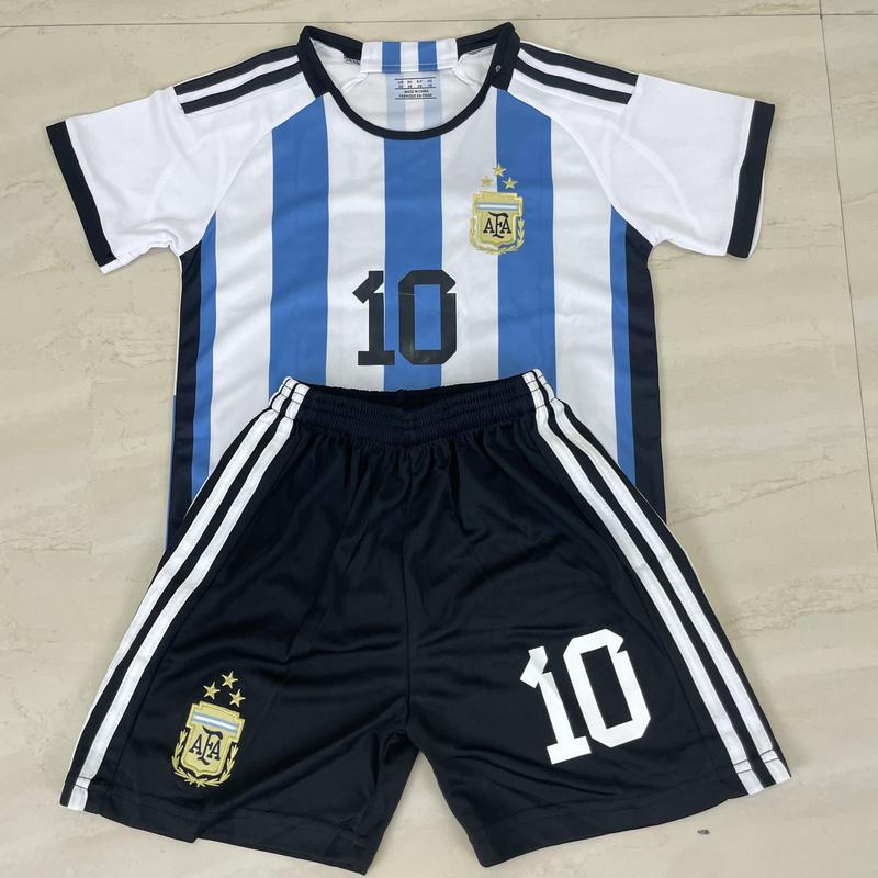 Boys and Girls Miami Messi No.10 Jersey Shirt Shorts