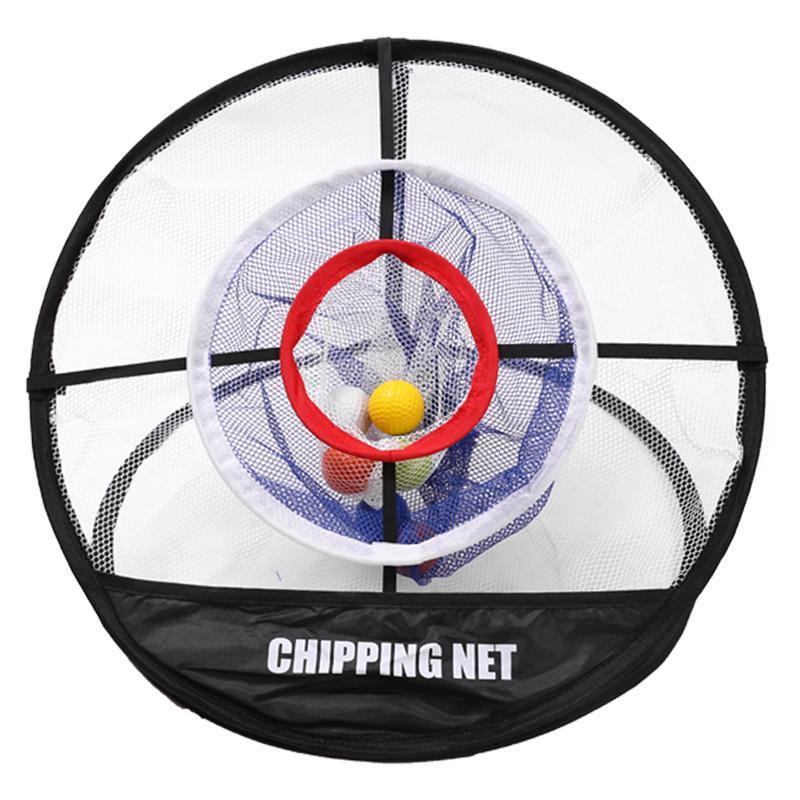 Golf Target Practice Net Set, Including 1 Count Golf Net & 6 Counts Practice Balls & 1 Count Artificial Grass Mat & 1 Count Stand & 1 Count Storage Bag, Golf Training Aid for Adults, Stocking Fillers Gift