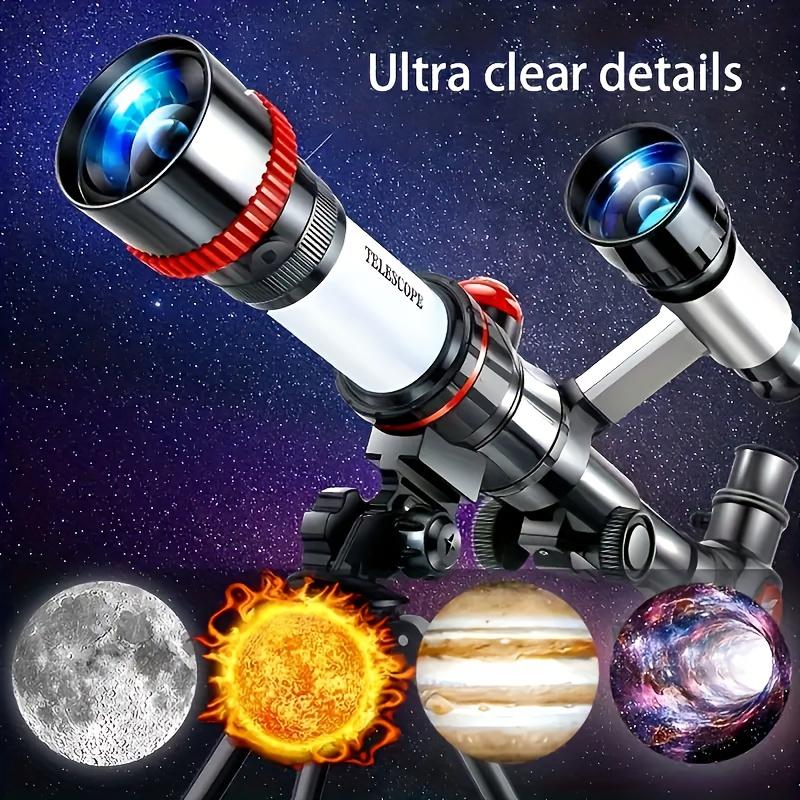 1pc Educational Astronomical Telescope, Learning Science Experiment Toy with Random Color Accessories